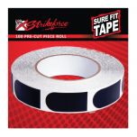 KR SURE FIT TAPE (100 PC ROLL) - BLACK 1"