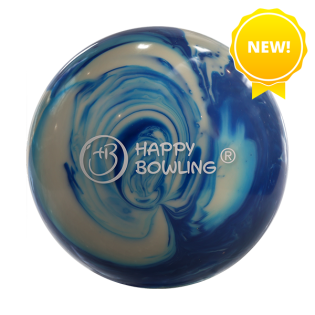 HAPPY BOWLING DUCKPIN BALL 5.0" BLUE/WHITE