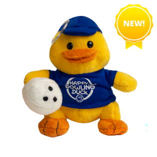 HAPPY BOWLING DUCK 15CM KEYCHAIN (EACH)
