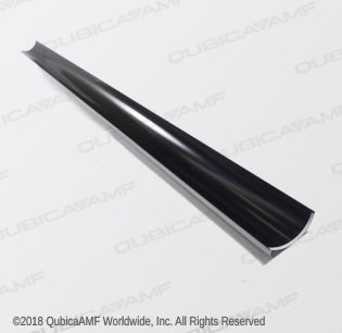 049007200-BLK BUMP GUTTER BLACK 14'7" DURABWL