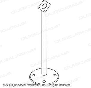 286002402 PEDESTAL WELDMENT SINGLE