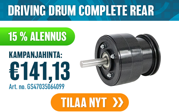 DRIVING DRUM COMPLETE REAR