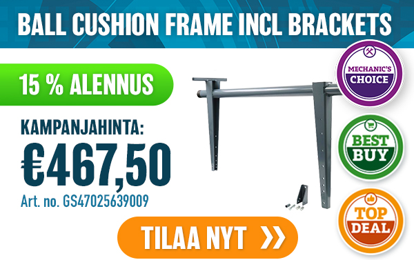 BALL CUSHION FRAME INCL BRACKETS