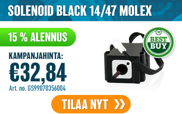 SOLENOID BLACK 14/47 MOLEX