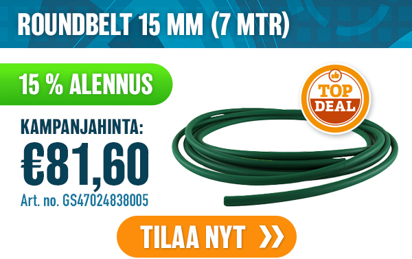 ROUNDBELT 15MM X 7MTR