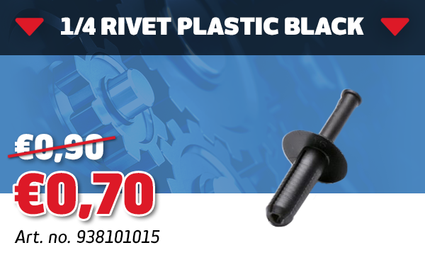 1/4 Rivet Plastic Black 1/4 Rivet Plastic Black