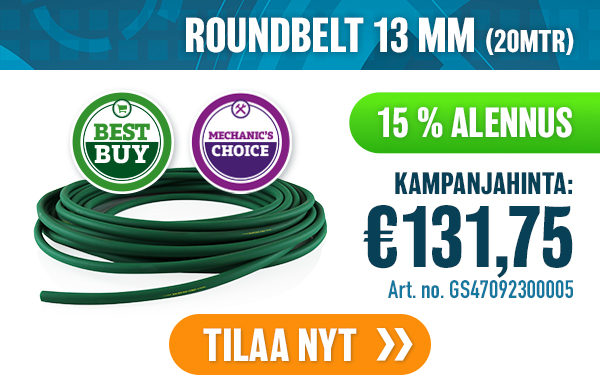 ROUNDBELT 13 MM (20MTR) ROUNDBELT 13 MM (20MTR)